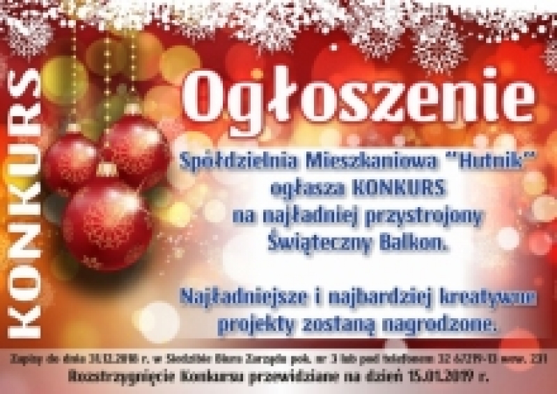 Rozstrzygnięcie konkursu na 